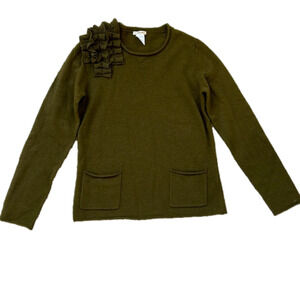 🌿JCrew Crewcuts green-brown sweater, size 12🌿